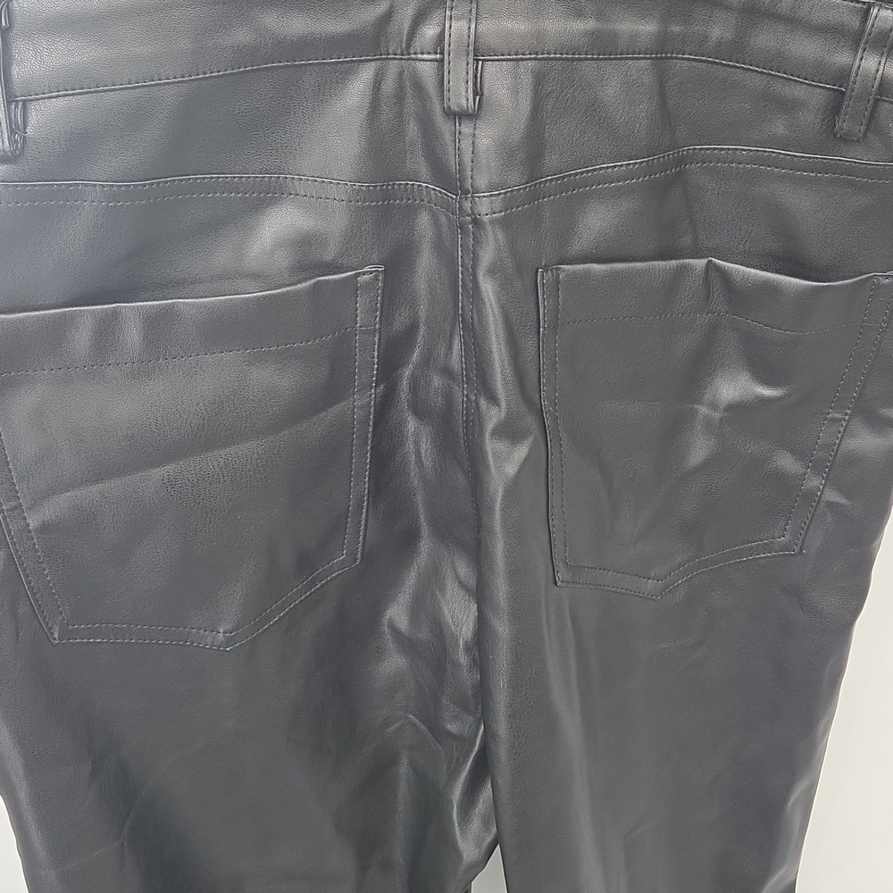 Black Faux Leather Jumpsuit NWT - Picture 16 of 16